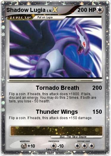 Pokemon Shadow Lugia