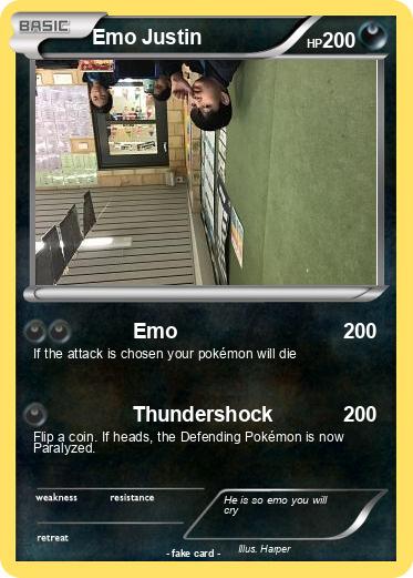 Pokemon Emo Justin