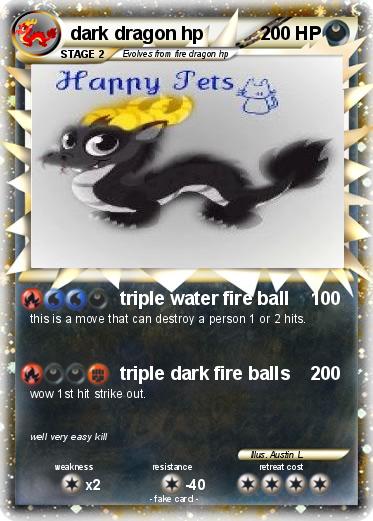 Pokemon dark dragon hp