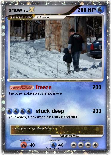 Pokemon snow