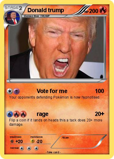 Pokemon Donald trump