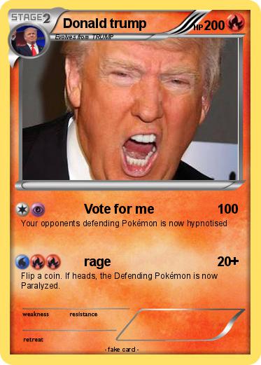 Pokemon Donald trump