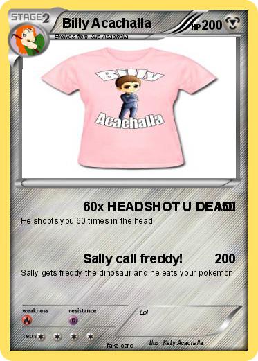 Pokemon Billy Acachalla