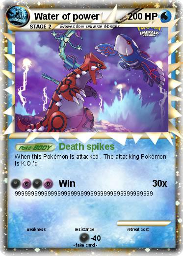 Pokemon Water of power