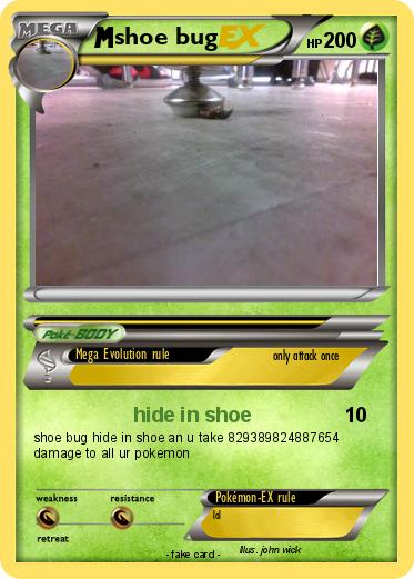 Pokemon shoe bug