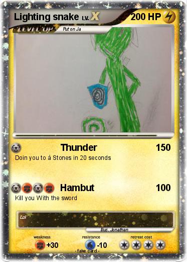 Pokemon Lighting snake