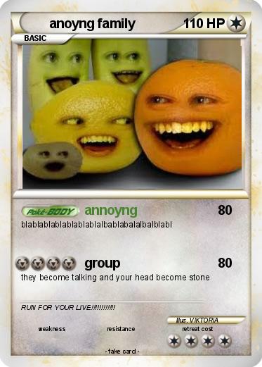 Pokemon anoyng family