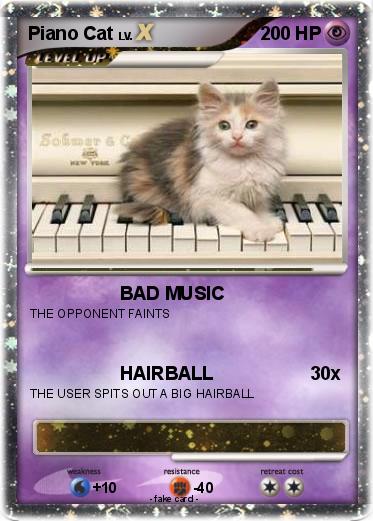 Pokemon Piano Cat