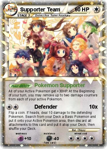Pokemon Supporter Team