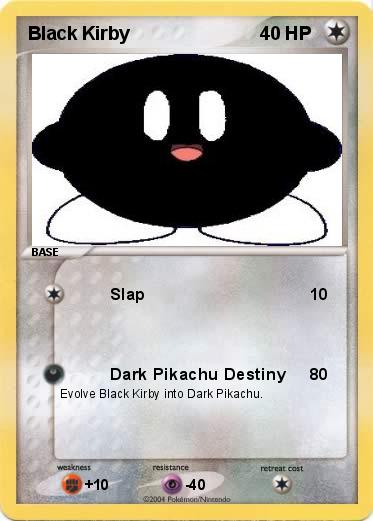 Pokemon Black Kirby