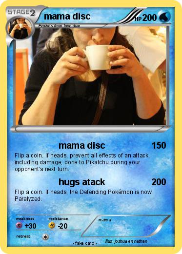 Pokemon mama disc