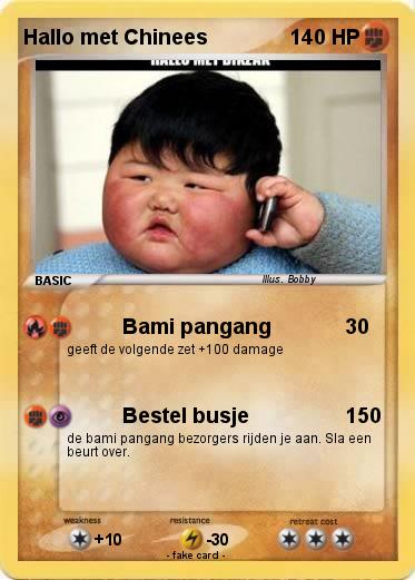 Pokemon Hallo met Chinees