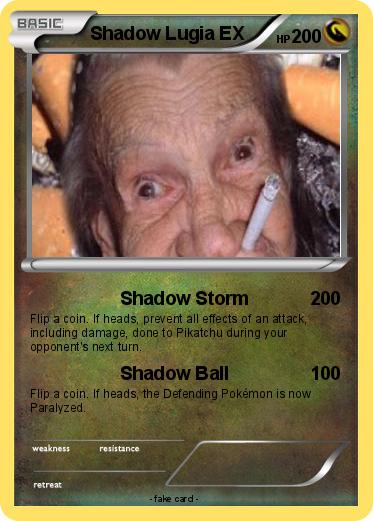 Pokemon Shadow Lugia EX