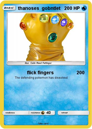 Pokemon thanoses  gobntlet