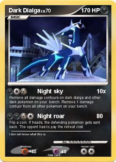 Pokemon Dark Dialga