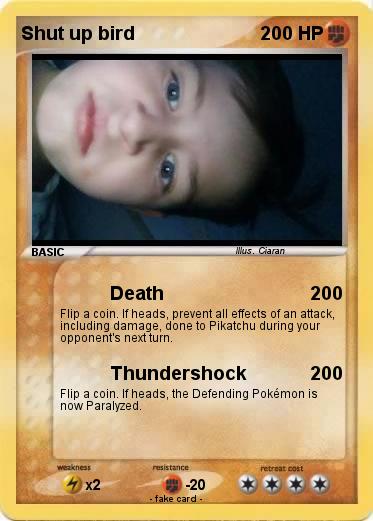 Pokemon Shut up bird