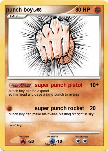 Pokemon punch boy