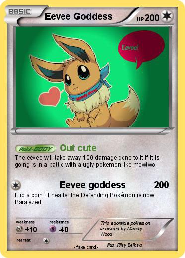 Pokemon Eevee Goddess Pokemon Eevee Goddess