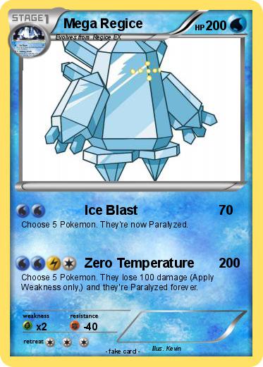 Pokemon Mega Regice