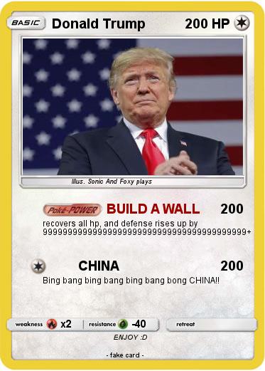 Pokemon Donald Trump