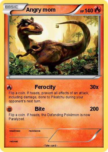 Pokemon Angry mom