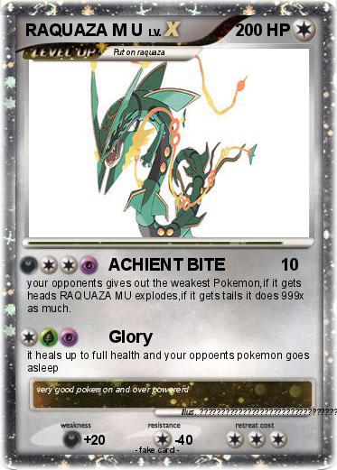 Pokemon RAQUAZA M U