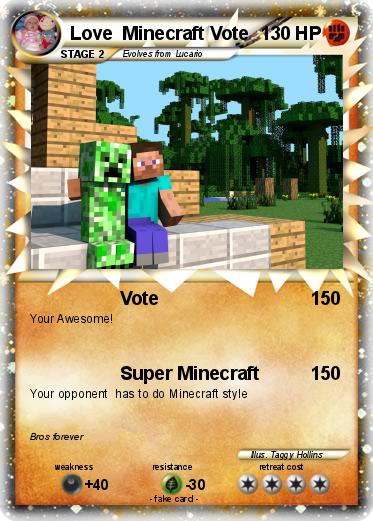 Pokemon Love  Minecraft Vote