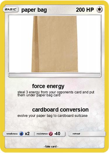 Pokemon paper bag