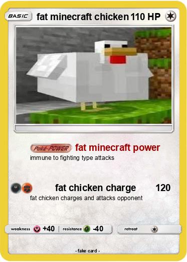 Pokemon fat minecraft chicken