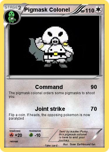 Pokemon Pigmask Colonel