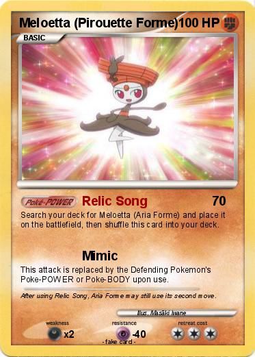 Pokemon Meloetta (Pirouette Forme)