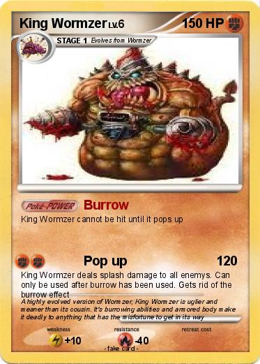 Pokemon King Wormzer