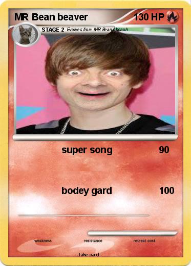 Pokemon MR Bean beaver