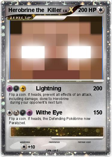 Pokemon Herobrine the  Killer
