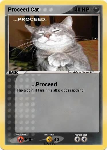 Pokemon Proceed Cat