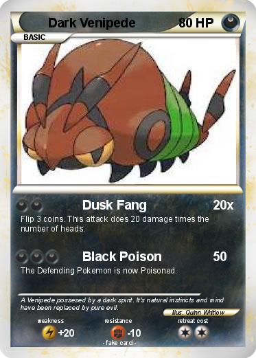 Pokemon Dark Venipede