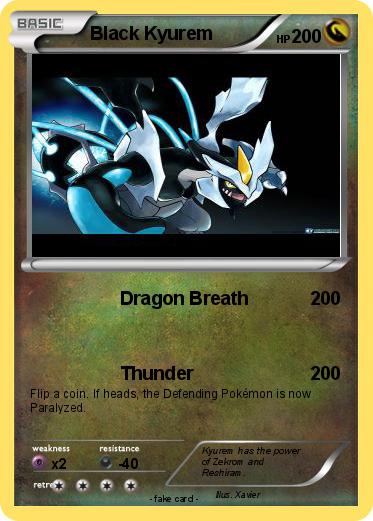 Pokemon Black Kyurem