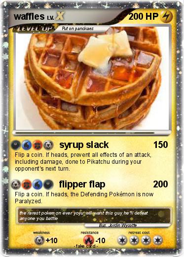 Pokemon waffles