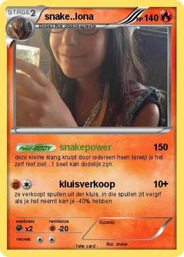 Pokemon snake..lona