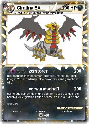 Pokemon Giratina EX