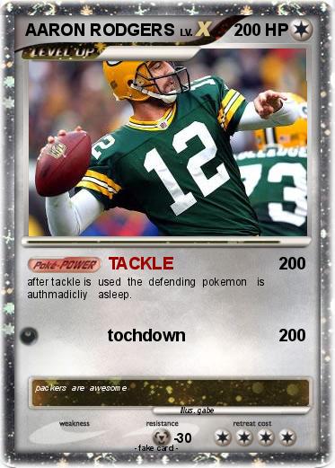 Pokemon AARON RODGERS