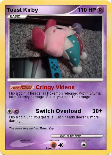Pokemon Toast Kirby