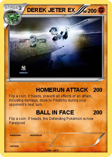 Pokemon DEREK JETER EX