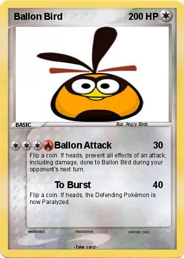 Pokemon Ballon Bird