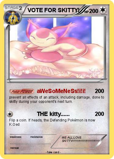 Pokemon VOTE FOR SKITTY!