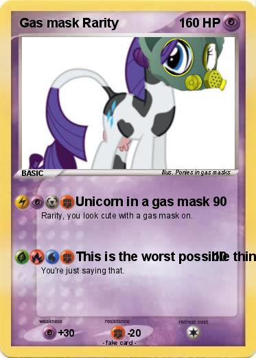Pokemon Gas mask Rarity