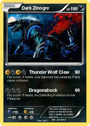 Pokemon Dark Zinogre