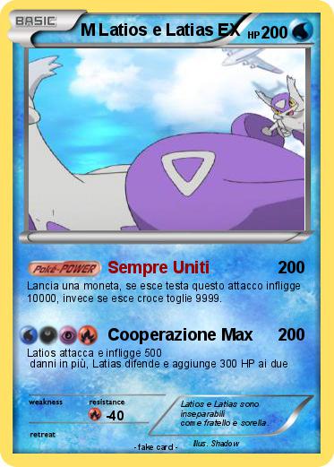 Pokemon M Latios e Latias EX