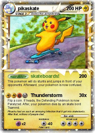Pokemon pikaskate