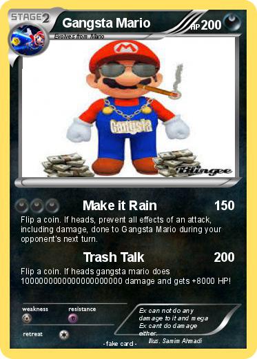 Pokemon Gangsta Mario